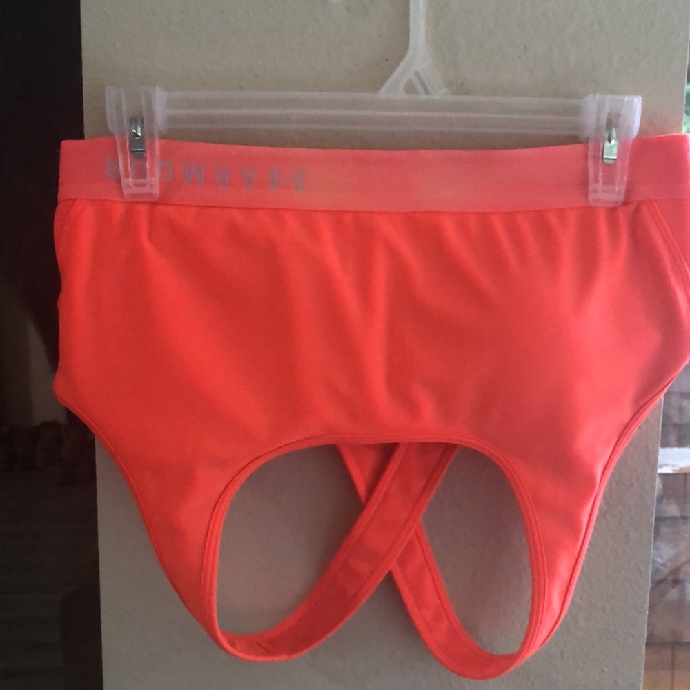 Under Armour Neon Orange Sports Bra